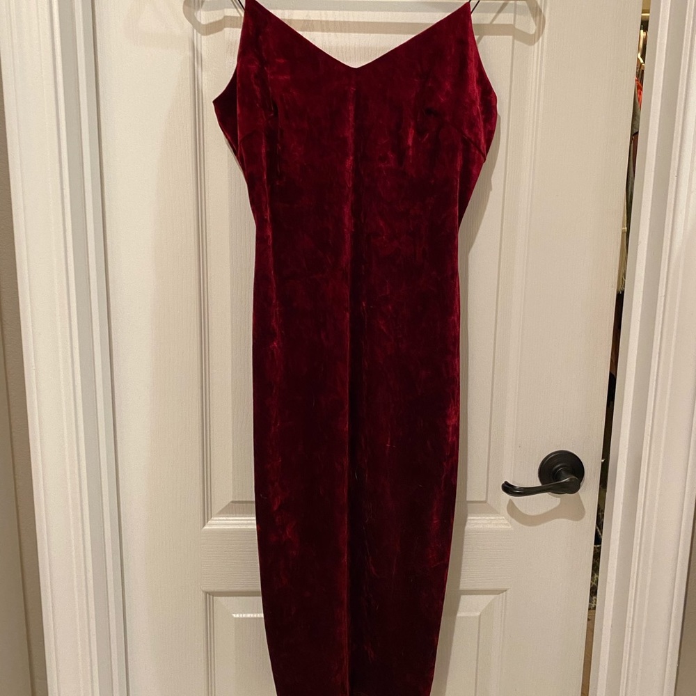 Red Velvet Dress